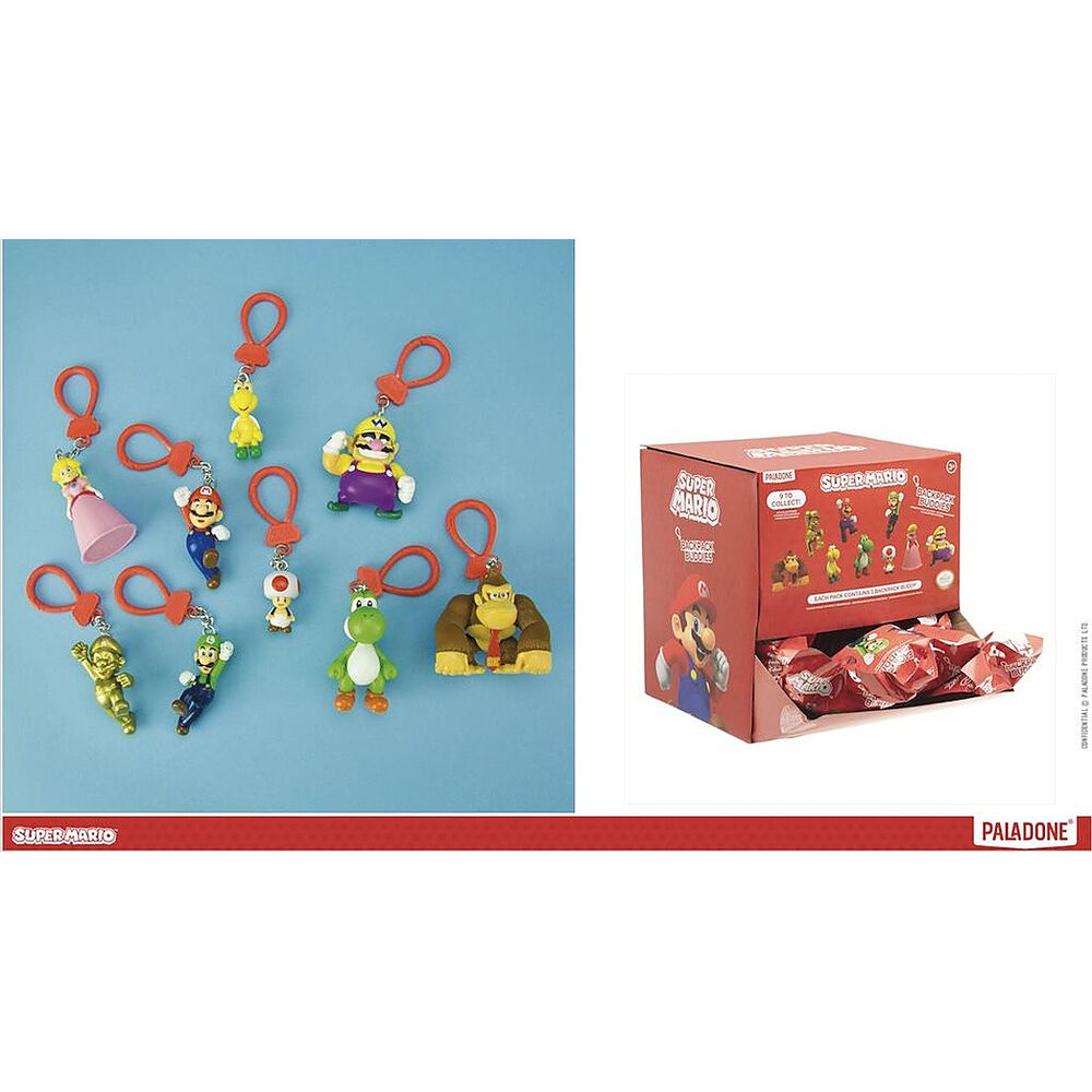 Mistery Backpack Buddies Super Mario surtido