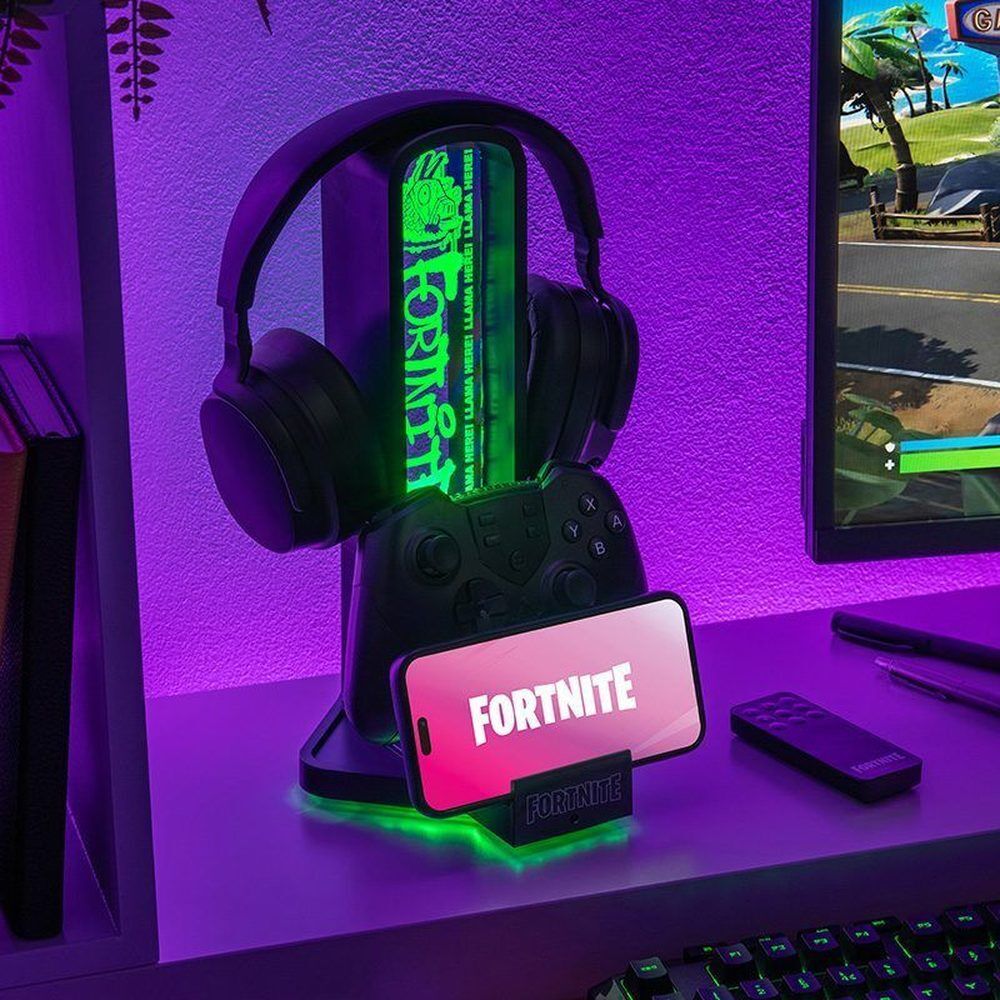 Soporte auriculares 3 en 1 Fortnite