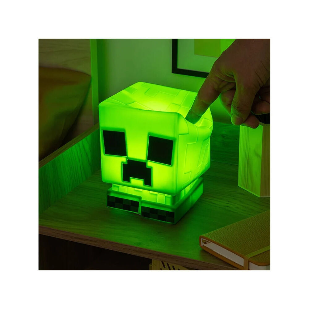 Lampara silicona Creeper SquishyGlo Minecraft