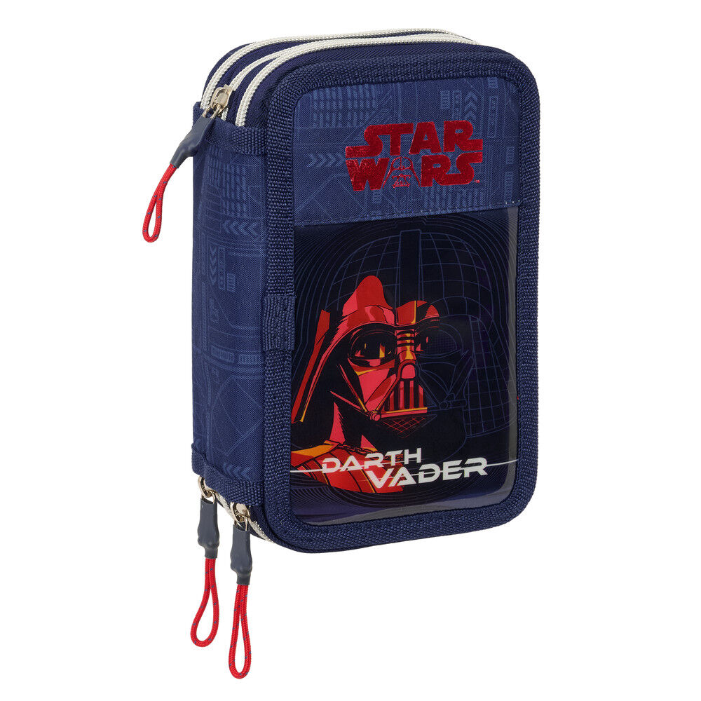Portatodo Darth Vader Star Wars triple 37pzs