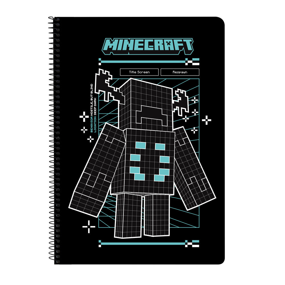 Cuaderno A4 Screen Minecraft surtido