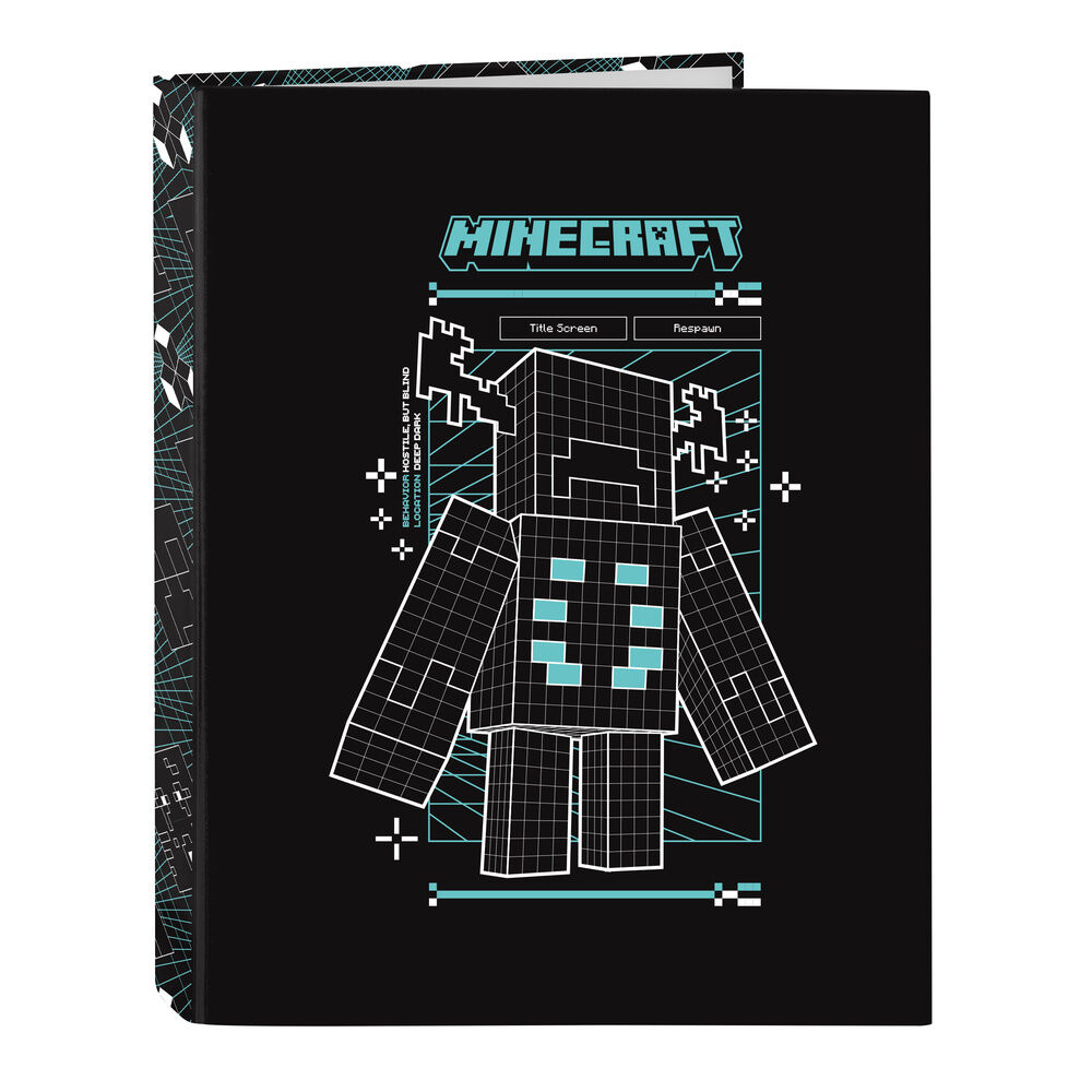 Carpeta A4 anillas Screen Minecraft