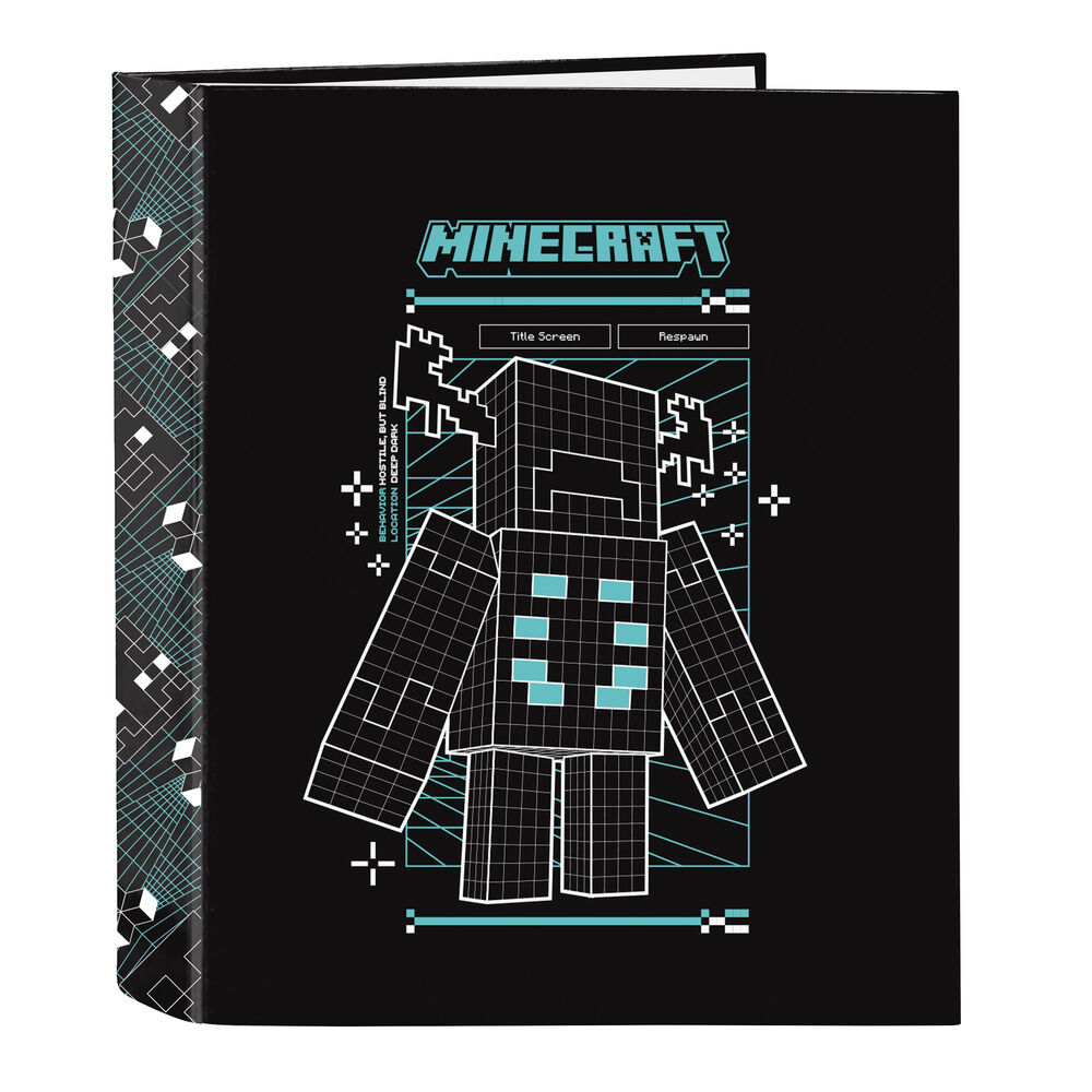 Carpeta A4 anillas Screen Minecraft