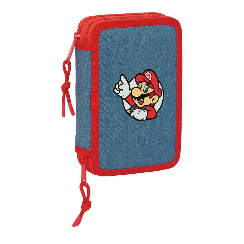 Plumier Super Mario doble 29pzs