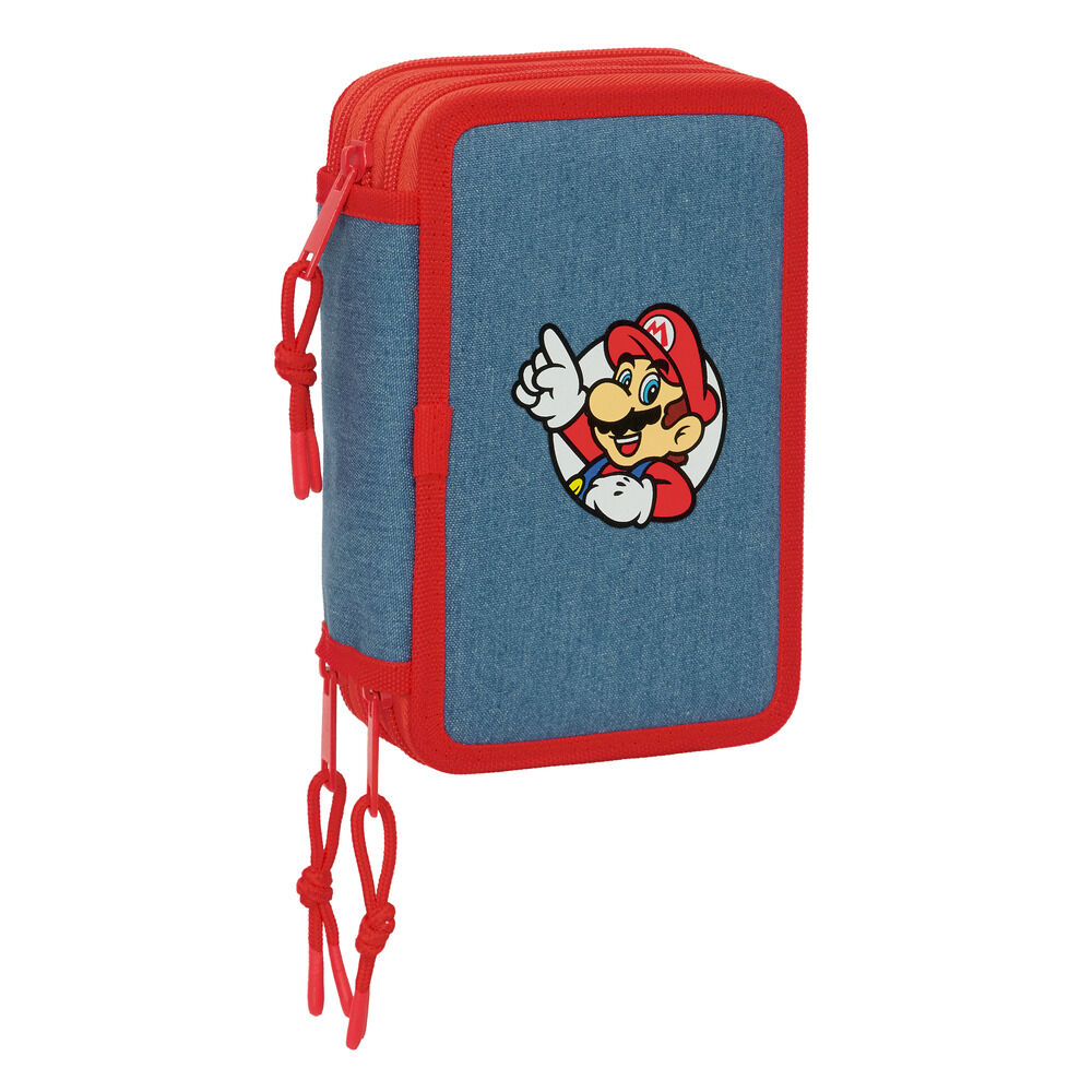 Plumier Super Mario triple 37pzs