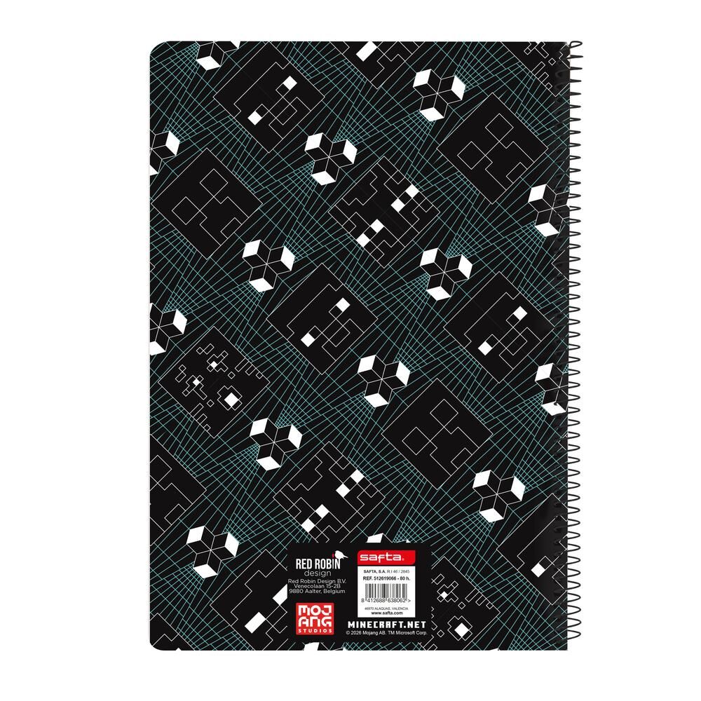 Cuaderno A4 Screen Minecraft surtido