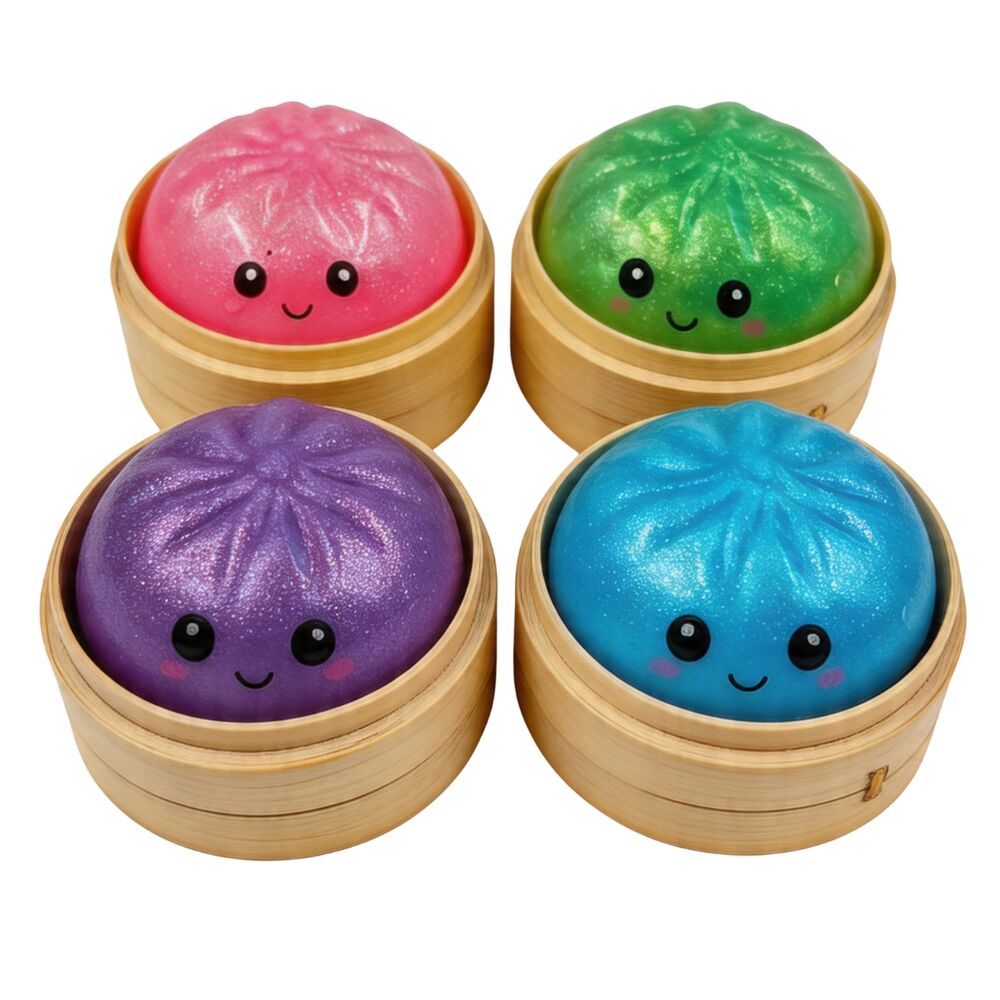 Juguete antiestres sorpresa Squishy Sugar Dumpling 10cm surtido