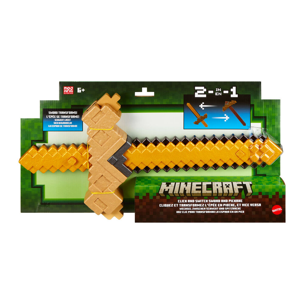 Espada Pico Transformable Minecraft