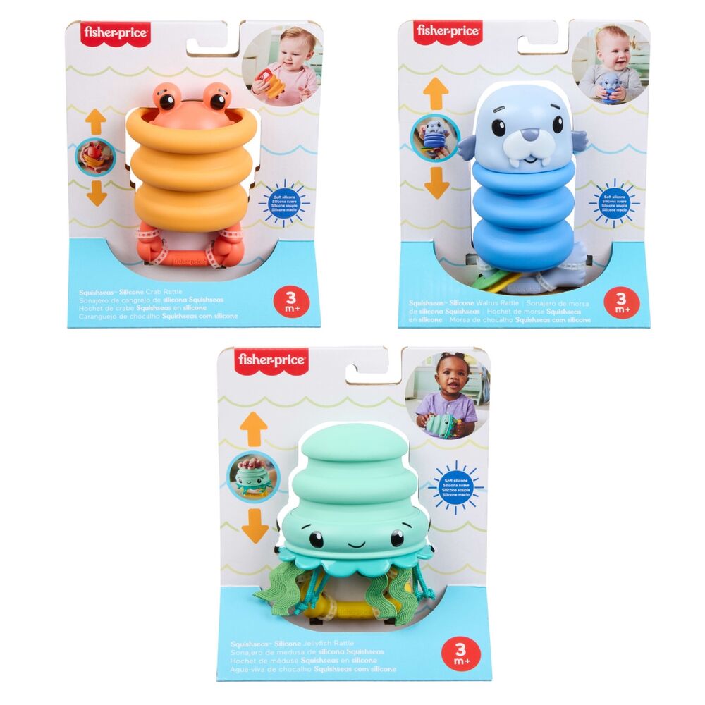 Sonajero Silicona Squisheas surtido