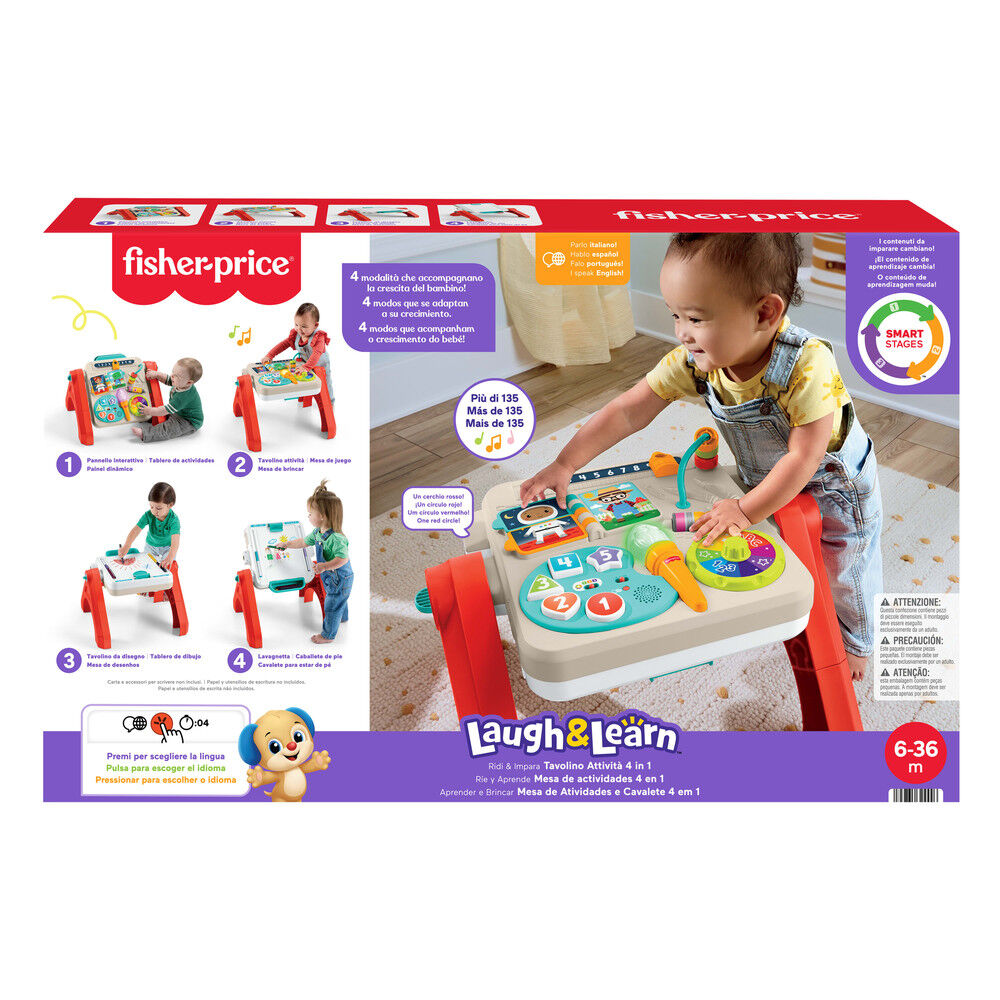 Mesa Actividades 4 en 1 Rie y Aprende