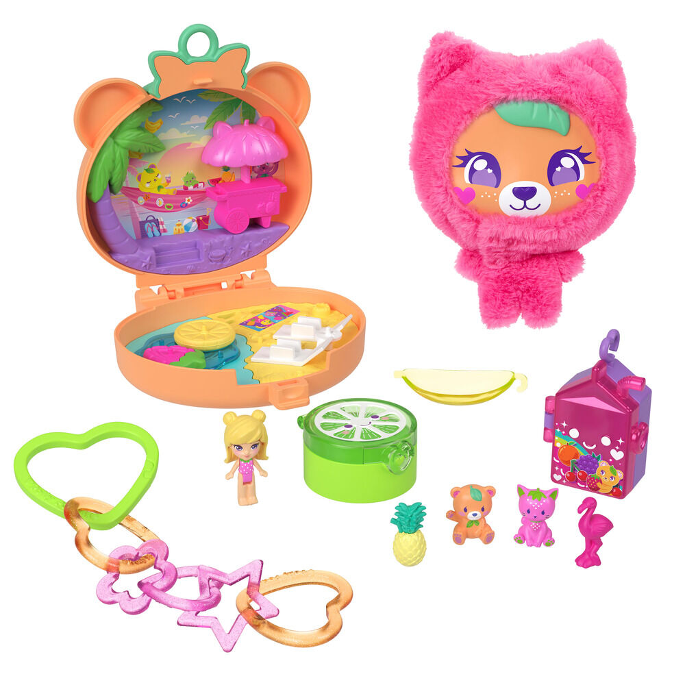 Estuche Osito Peluche Polly Pocket