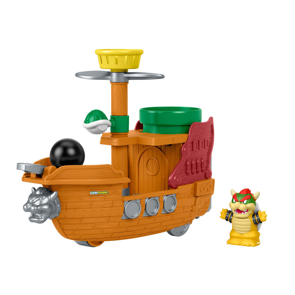 Barco Bowser My Mario - Mario Bros Little People Collector