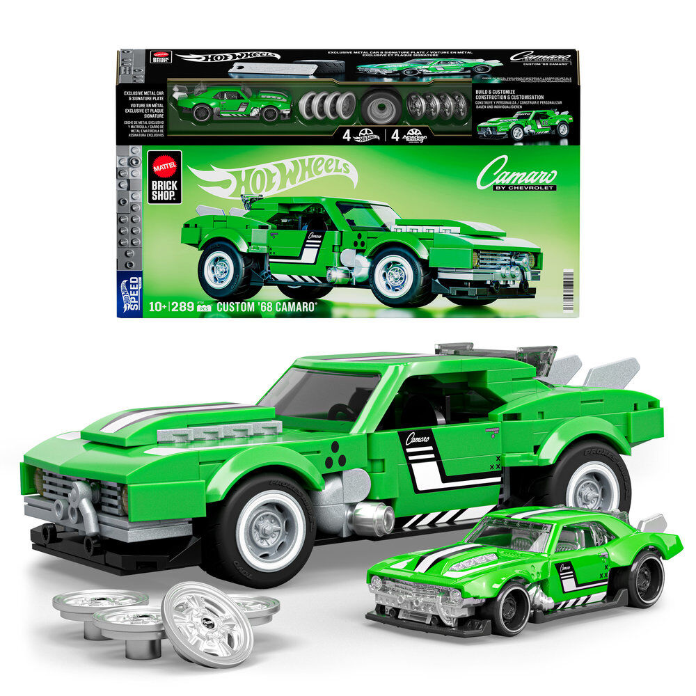 Set Construccion Speed 68 Custom Camaro Hot Wheels