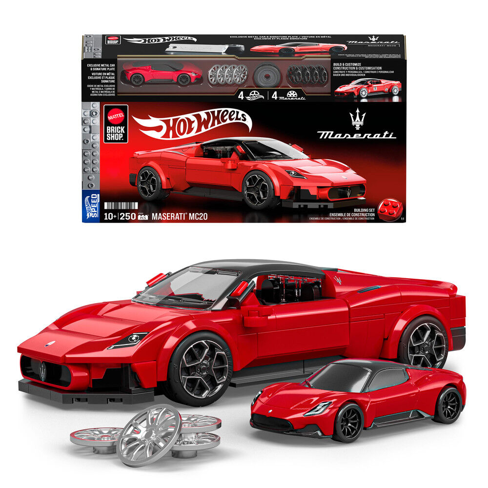 Set Construccion Speed Maserati MC20 Hot Wheels