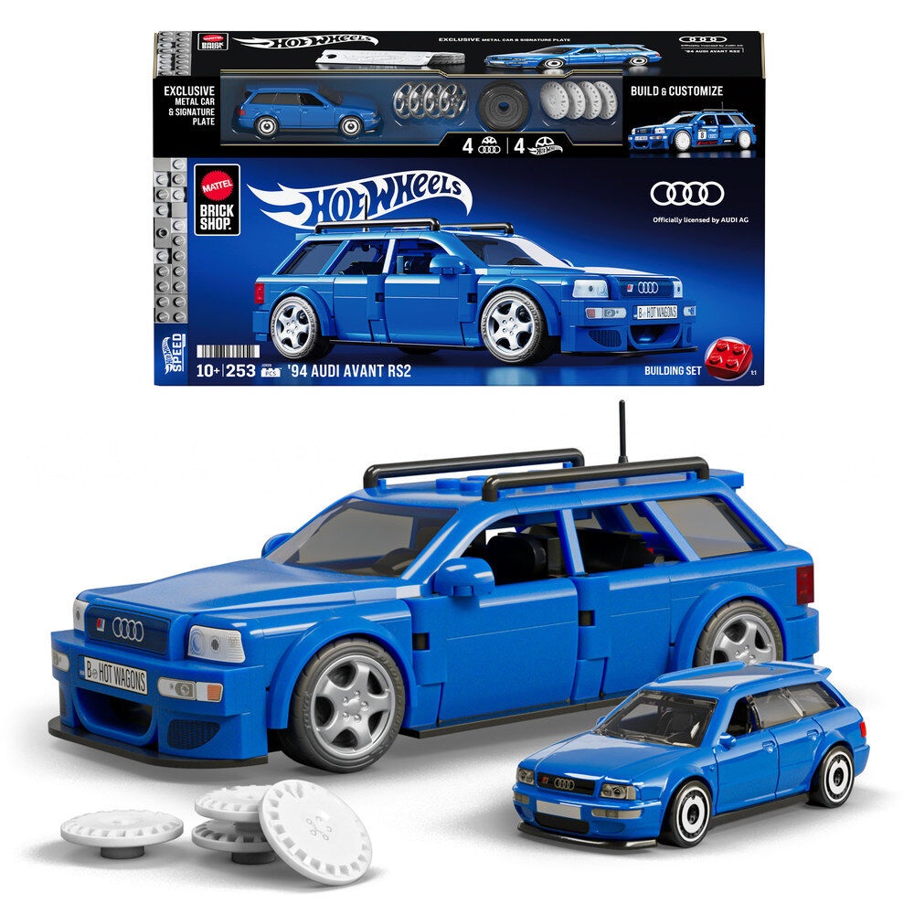 Set Construccion Speed Audi RS2 Hot Wheels