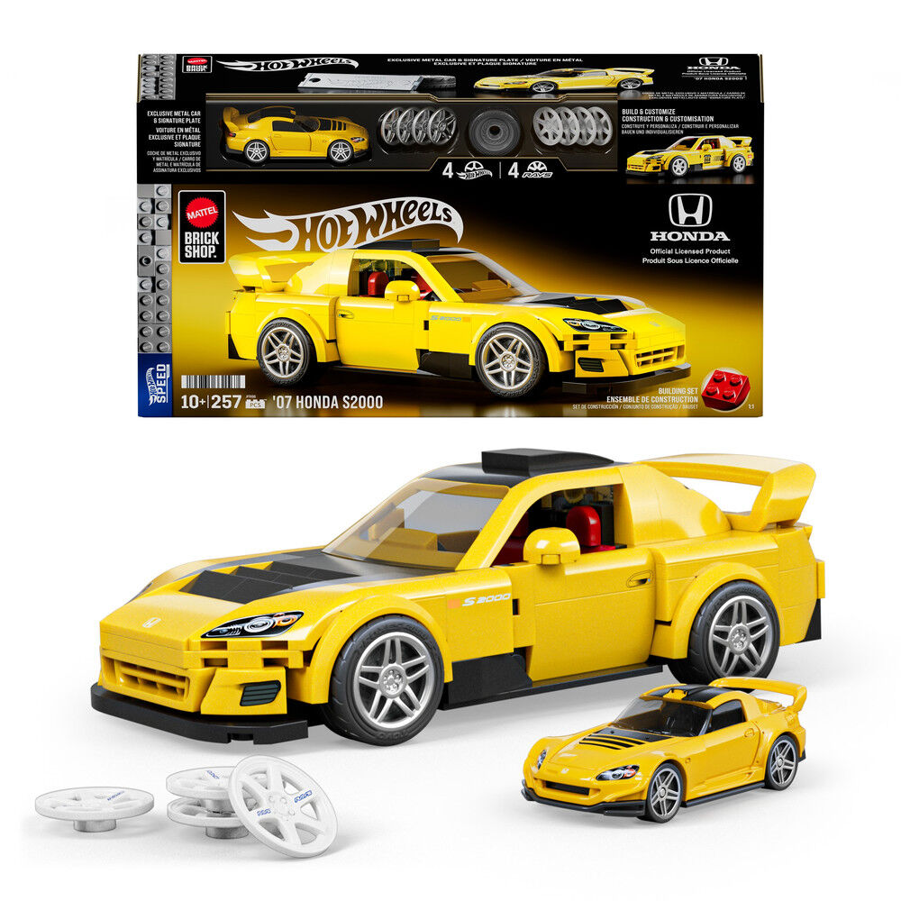 Set Construccion Speed HONDA S2000 Hot Wheels