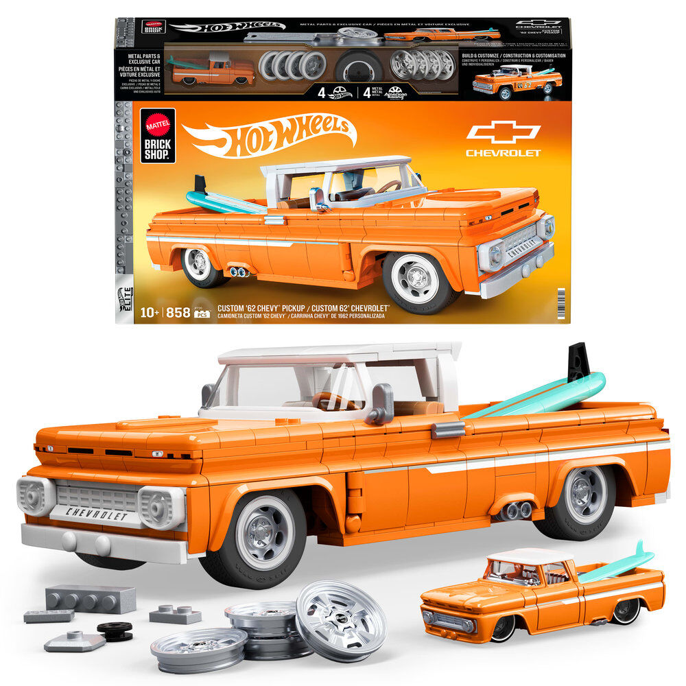 Set Construccion Elite 62 Chevy Pickup Hot Wheels