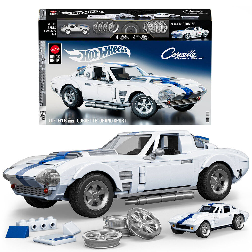 Set Construccion Elite Corvette Grand Sport Hot Wheels