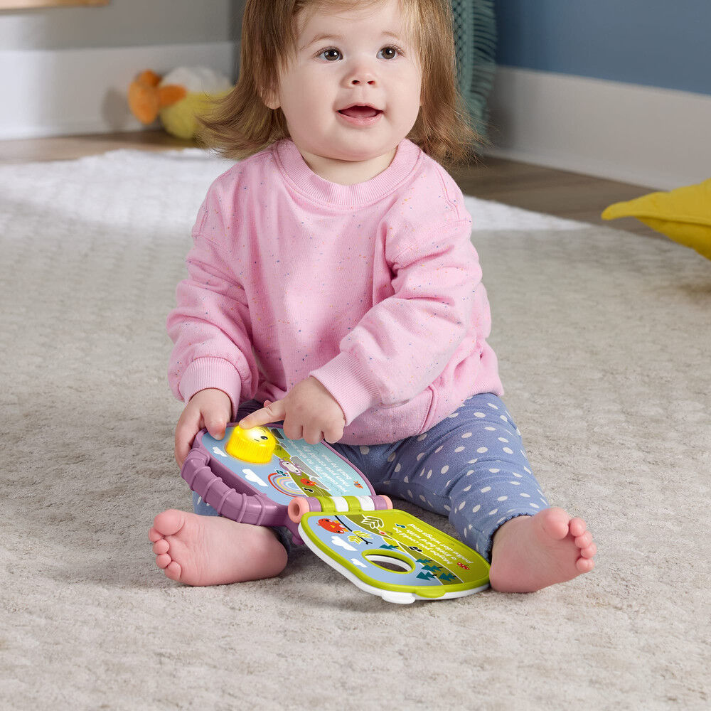 Libro Musical Mono Morado español