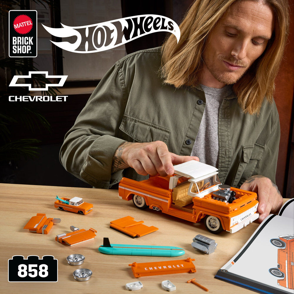 Set Construccion Elite 62 Chevy Pickup Hot Wheels