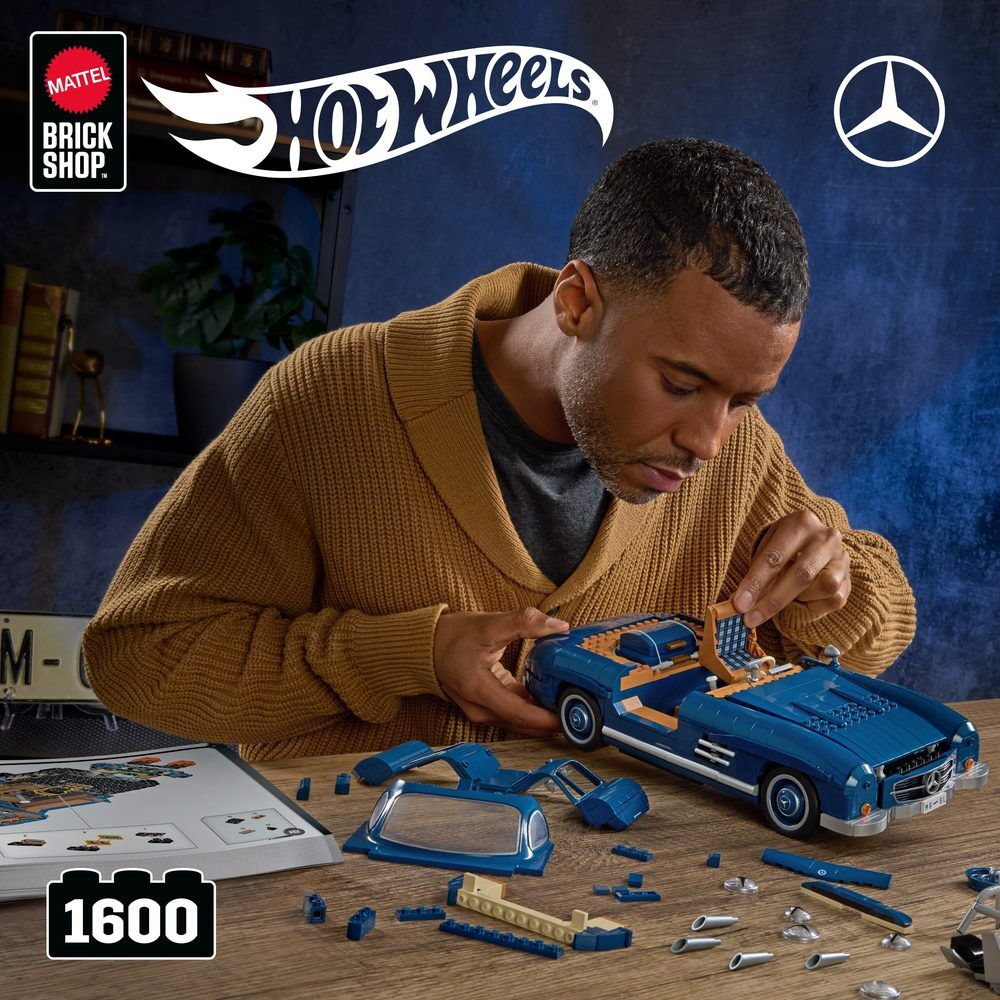 Set Construccion Premium Mercedes 300SL Hot Wheels