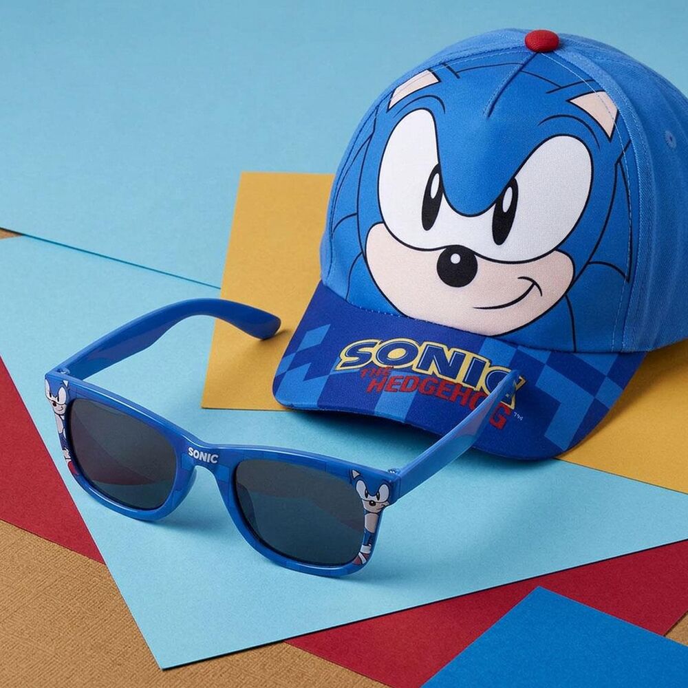 Set gorra + gafas sol Sonic The Hedgehog