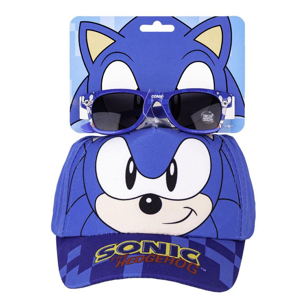 Set gorra + gafas sol Sonic The Hedgehog