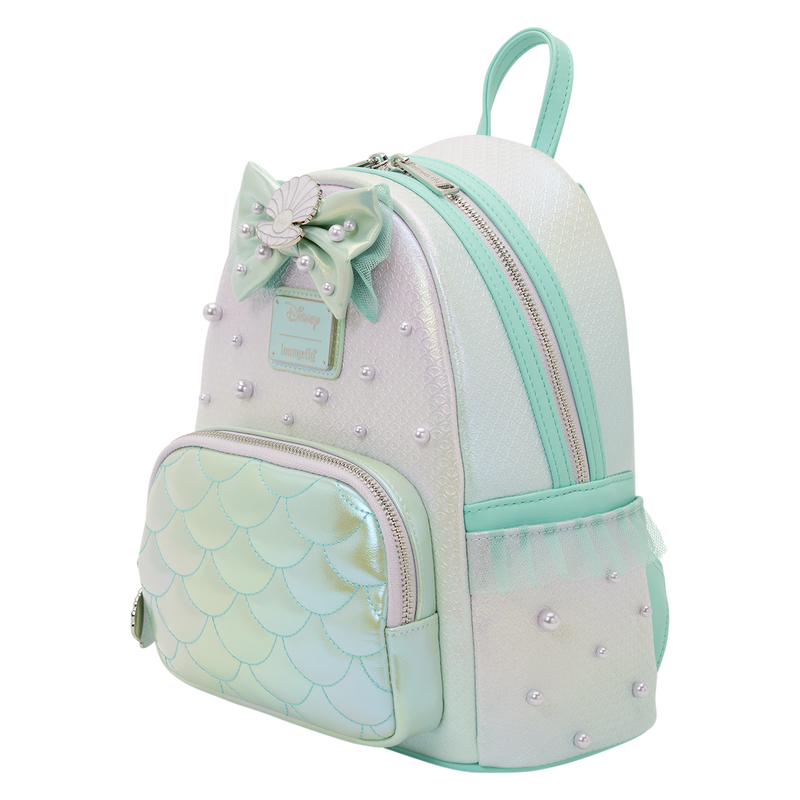 Mochila Iridescent Pearl La Sirenita Disney Loungefly 26cm