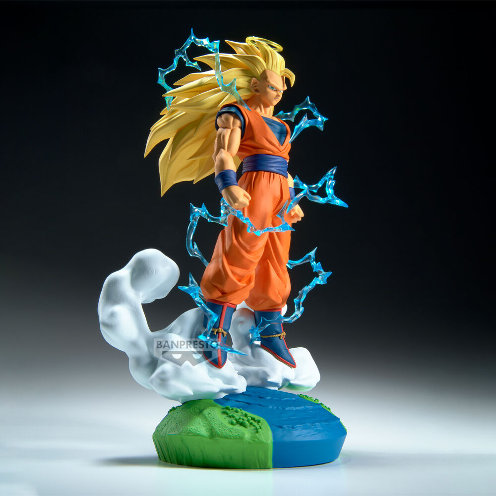 Figura Super Saiyan 3 Son Goku History Box Dragon Ball Z 18cm
