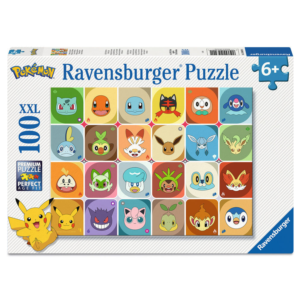 Puzzle Pokemon XXL 100pzs