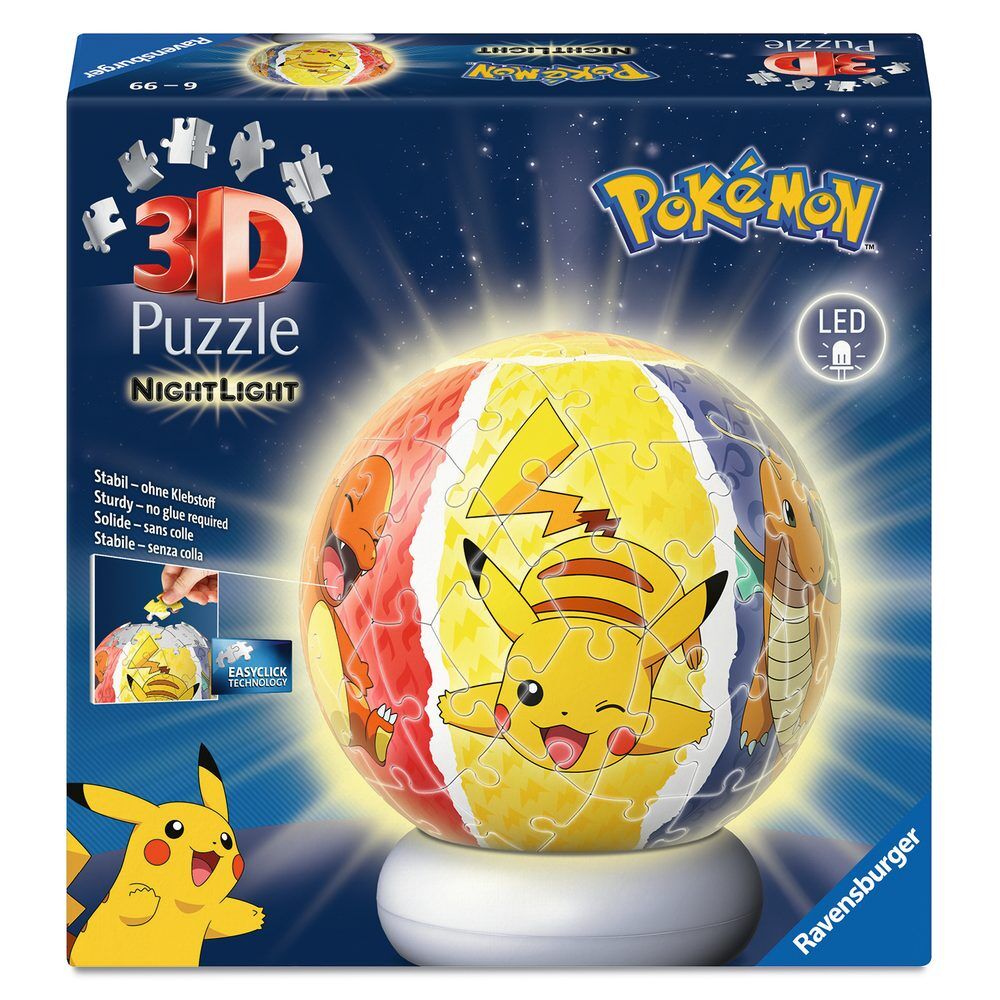 Puzzle Ball Nightlight Pokemon