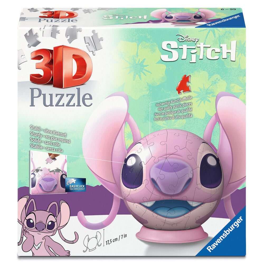 Puzzle Ball 3D Angel Stitch Disney 72pzs