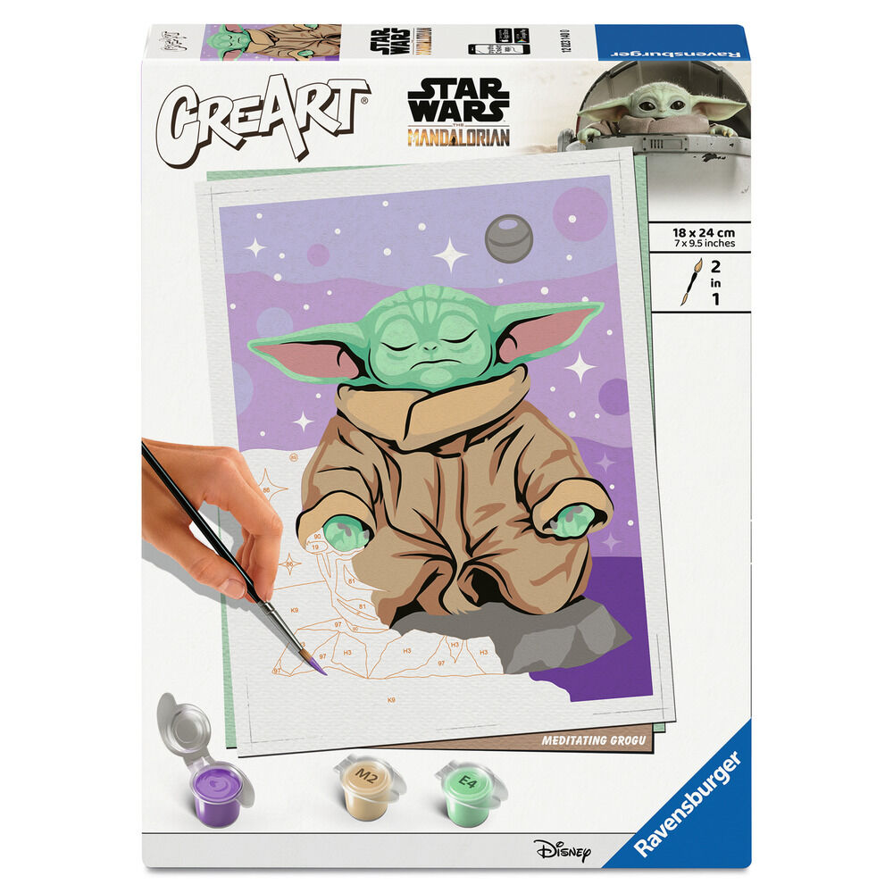 Kit de pintura CreArt Grogu Star Wars