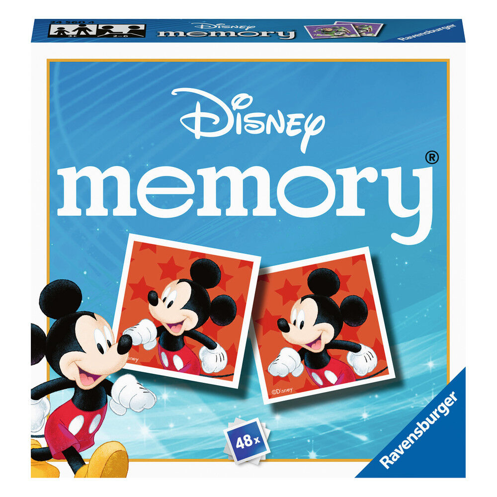 Juego Memory pocket Mickey Disney