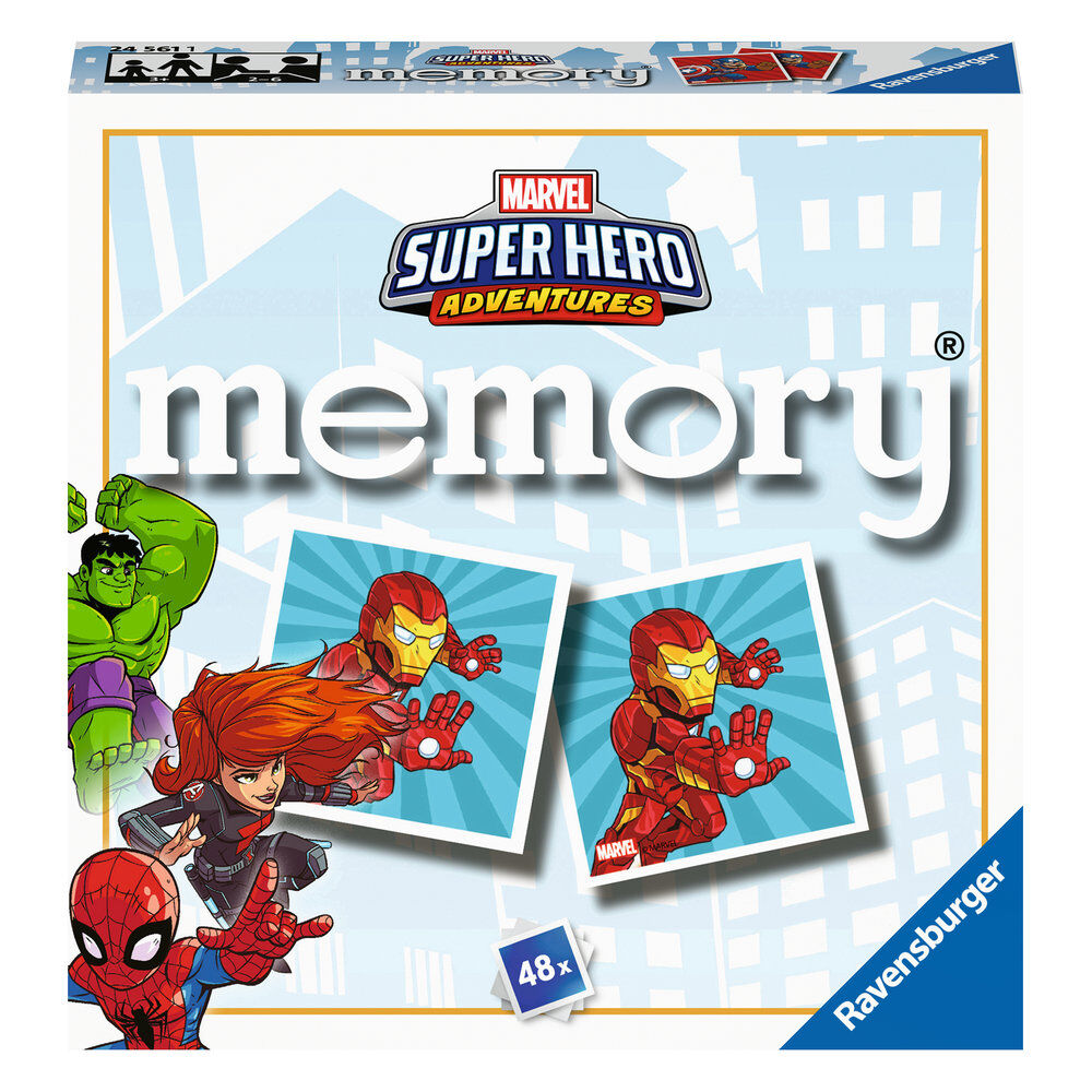Juego Memory pocket Super Heroes Marvel