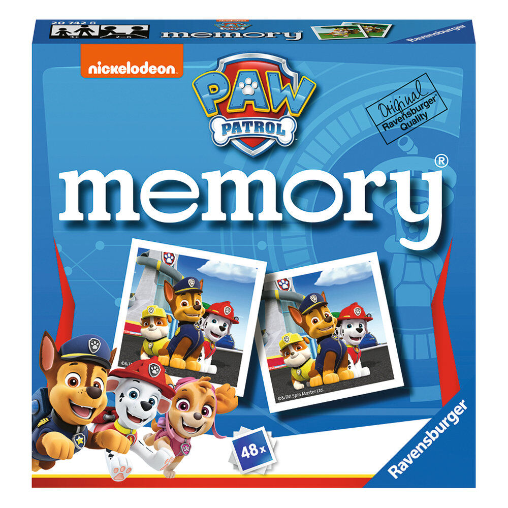 Juego Memory pocket Patrulla Canina Paw Patrol