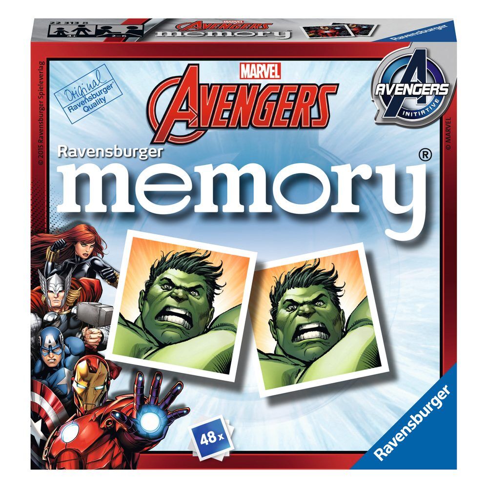 Juego Memory pocket Los Vengadores Avengers Marvel