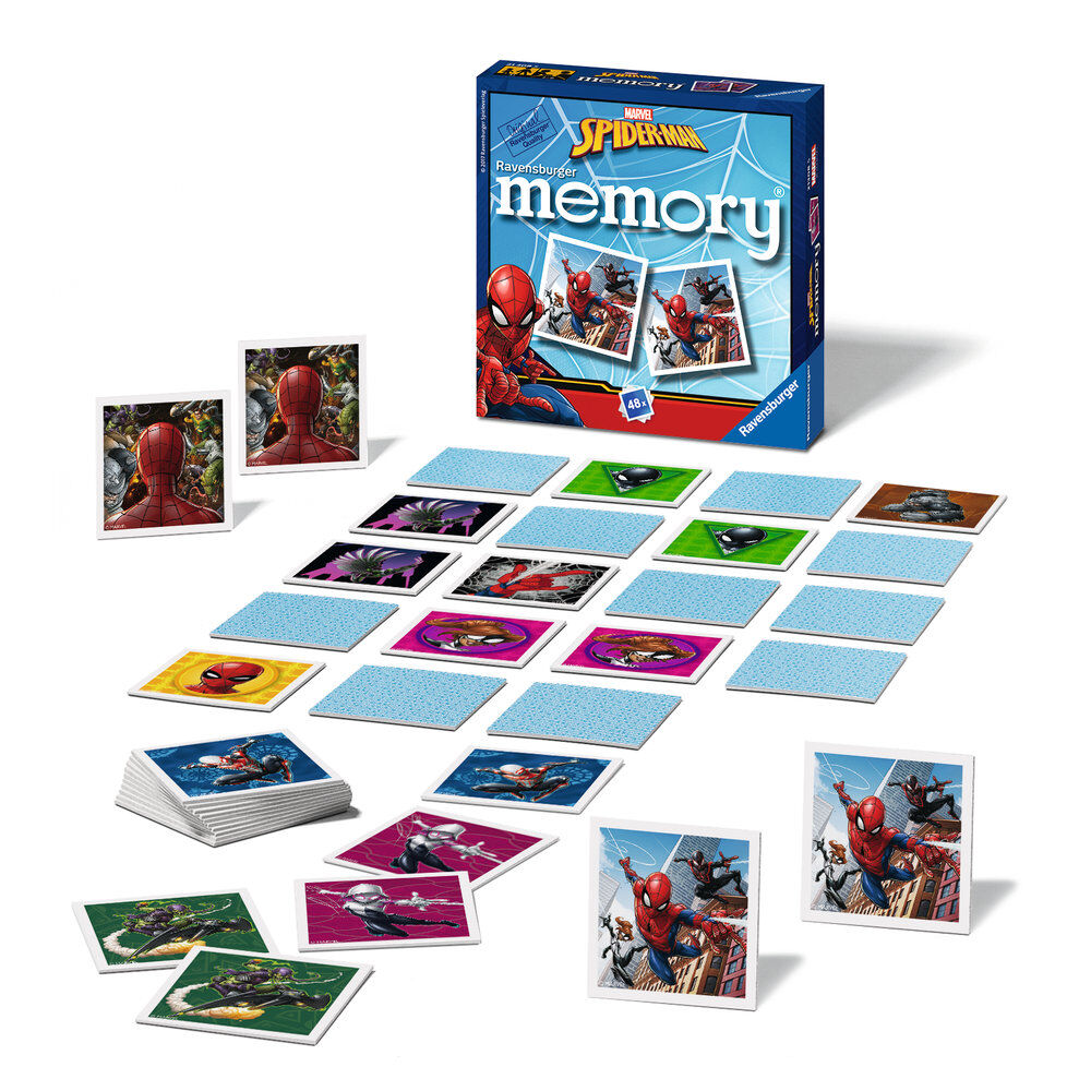 Juego Memory pocket Spiderman Marvel