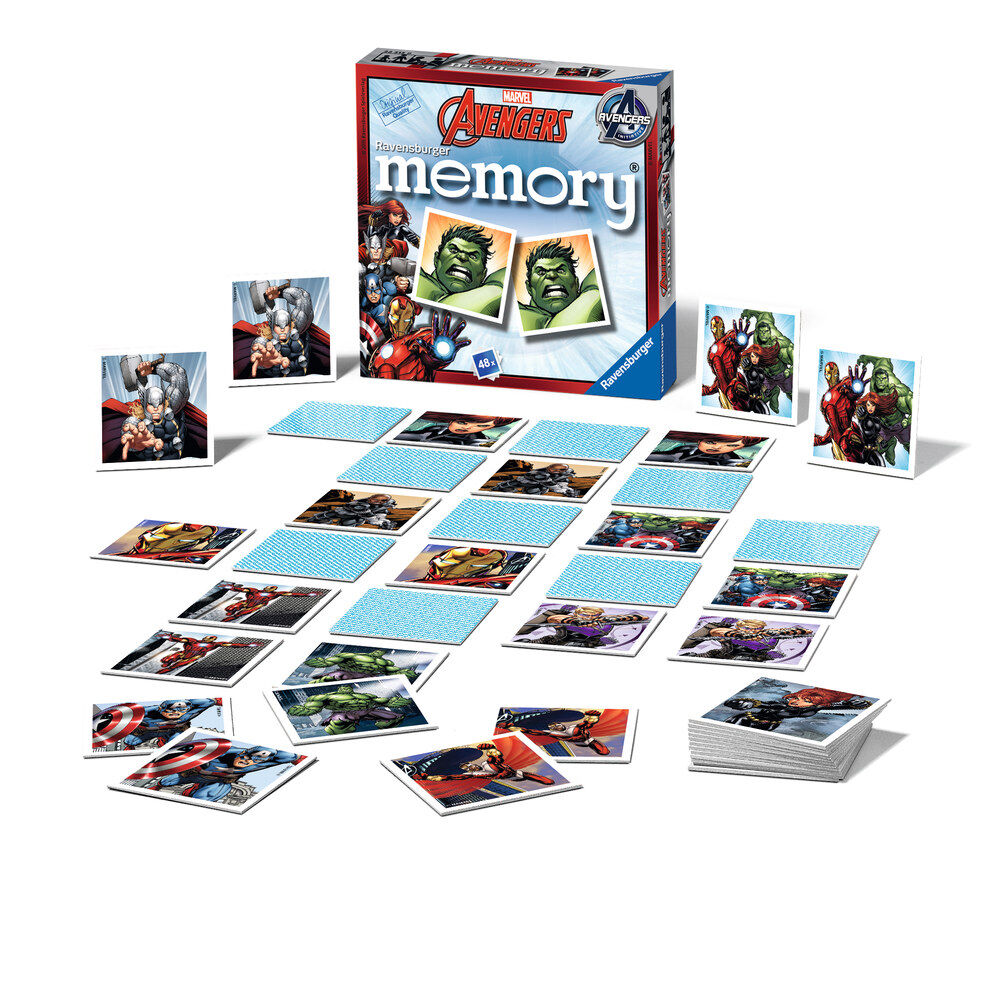 Juego Memory pocket Los Vengadores Avengers Marvel
