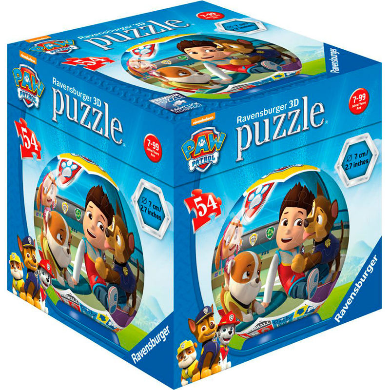 Puzzle 3D Patrulla Canina surtido 54pz