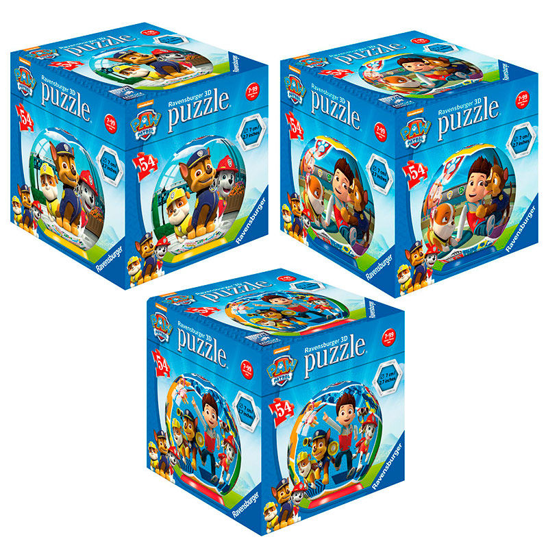 Puzzle 3D Patrulla Canina surtido 54pz