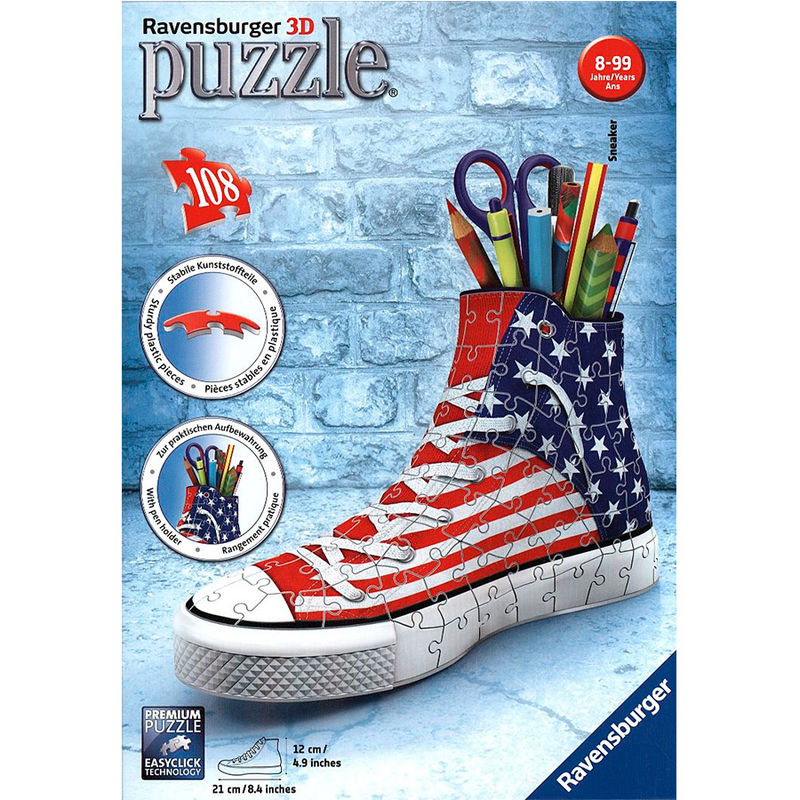 Puzzle 3D Zapatilla American Style 108pz