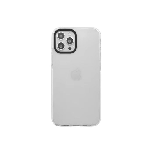 FUNDA QCHARX TRANSPARENTE IPHONE 16E BLANCO
