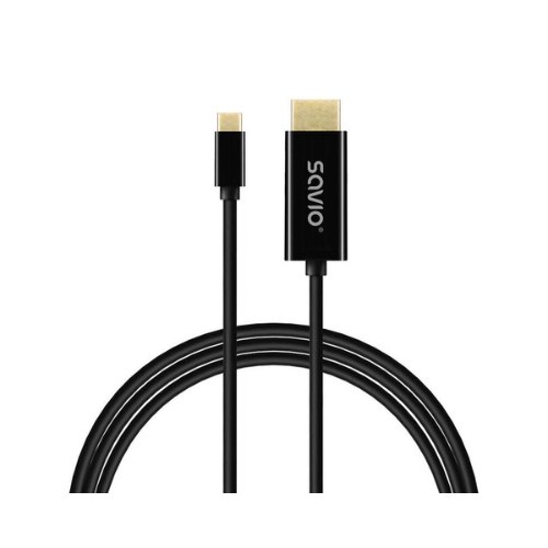 CABLE USB-C a HDMI SAVIO CL-191 2M