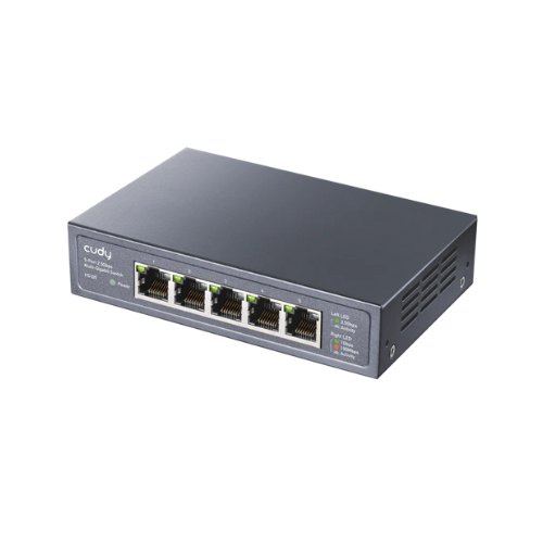 HUB SWITCH 5 PTOS CUDY HS105 2.5G METAL