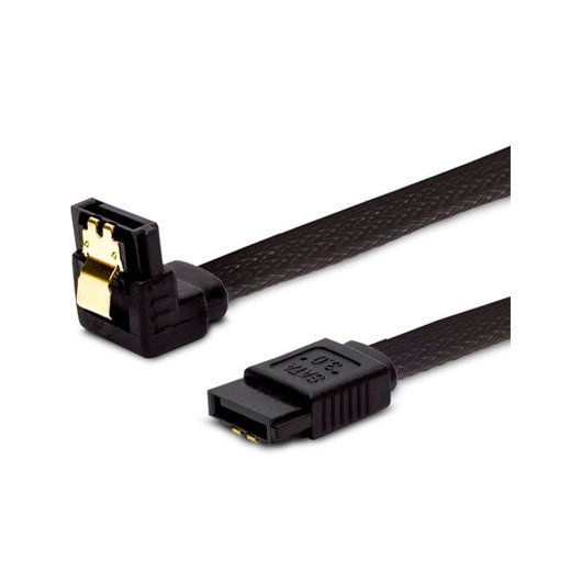 CABLE SATA ANGULAR SAVIO GAK-04 BLACK
