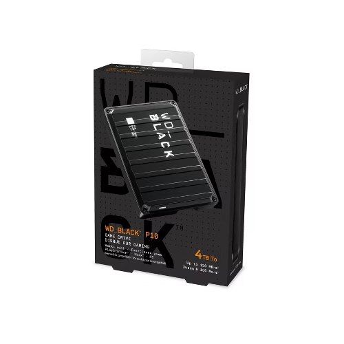 DISCO DURO EXT USB3.2 4TB WD WD_BLACK P10 GAME DRIVE