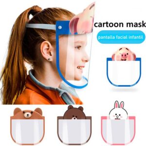 Lote 100 pantallas faciales infantil animales