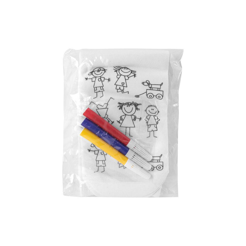 Par calcetines dibujos niños para colorear
