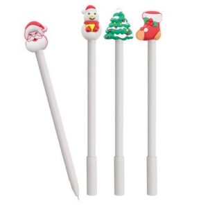 Set de 12 boligrafos navideños